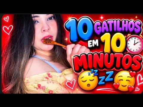 ASMR 10 Gatilhos Em 10 Minutos 