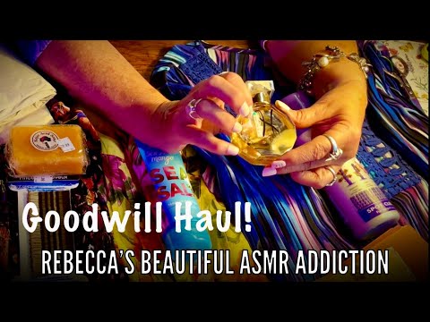 Shopping Haul~Goodwill! ASMR (Whispered Version) Show & Tell & lots of crinkles!