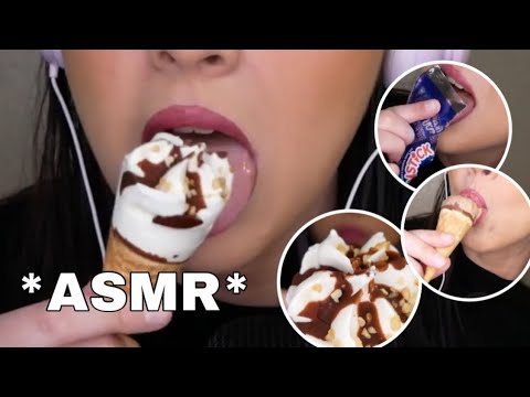 ICE CREAM ASMR | ASMR lamiendo HELADO
