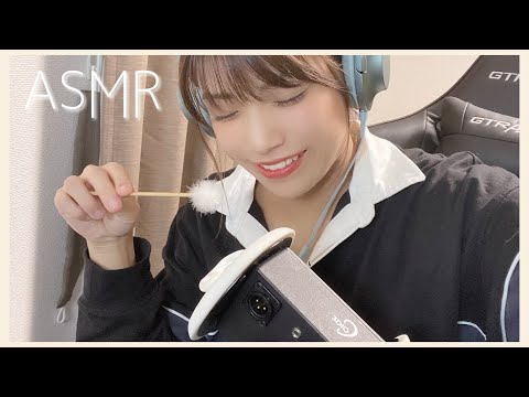 【ASMR】眠りを誘う癒しの音はいかがですか？/耳かき、オノマトペ、炭酸....ear cleaning ,onomatope ,water bubble【バイノーラル】