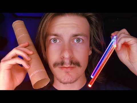 [ASMR] Scraping Sounds with Mini Lightsabers | Visual ASMR Triggers | Requested Video