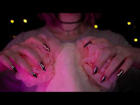 ASMR | 30min cozy Loofah Brain Massage around your Head - no talking, ambience