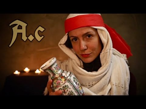 ASMR | CUIDANDO DOS SEUS FERIMENTOS NOS TEMPOS ANTIGOS (a.c)