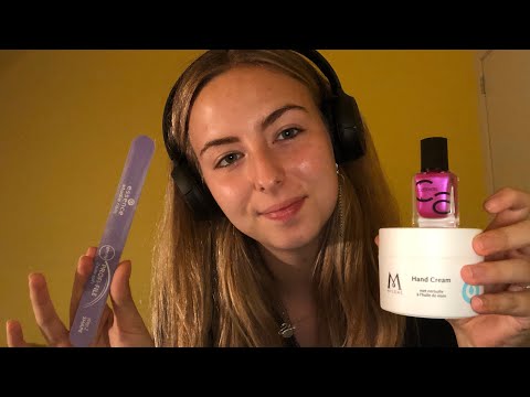 ASMR| Friend gives you a manicure