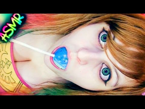 ASMR 🍭 Lollipop Licking ░ Mouth Sounds ♡ Jawbreaker, Wet, Food, Licking, Eating, Candy ♡