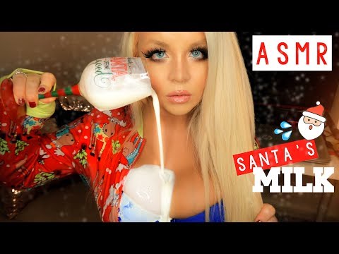 ASMR 🎅🎄 SANTA'S MILK ALL OVER MY BOOBS ❤️