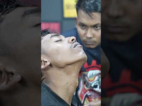 Neck Cracking Head Scratching Head Massage For Cure Insomnia ASMR #shorts