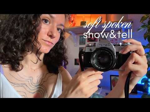 Soft spoken ASMR po polsku 😌 | Pogadanka o kolekcji aparatów 📷 (show & tell)