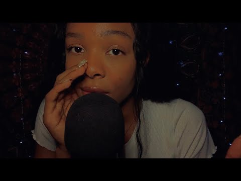 ASMR UP CLOSE cupped whisper rambling!