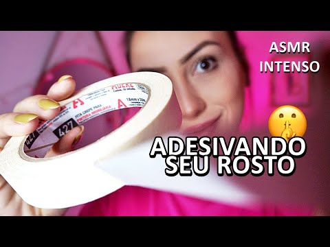 ASMR: ADESIVANDO SEU ROSTO de forma ARREPIANTE