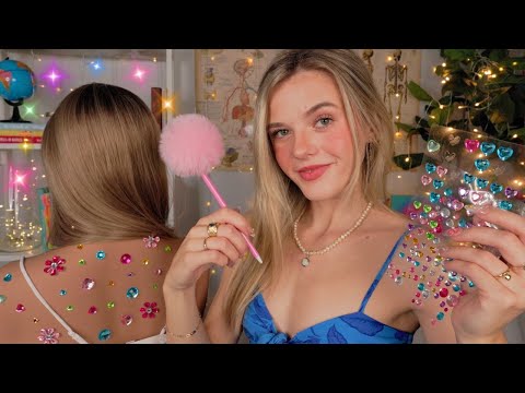 ASMR Girl In The Back Of Class Bedazzles You & Gives You The Shivers 💎💖