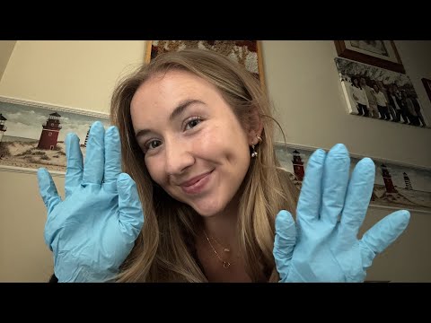 ASMR Cranial nerve exam roleplay for relaxation🫶🏼