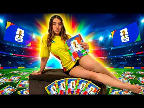 ASMR Llenando el Álbum Panini Mundial 2026 🥳 ¿Me saldrá Ronaldo?
