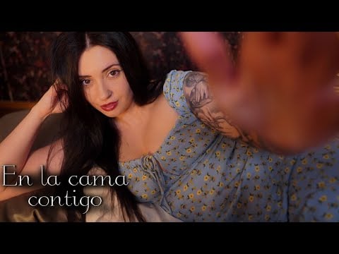 ASMR en la cama contigo 💖 Acaricio tu cabello hasta que duermas 💆‍♀️💤