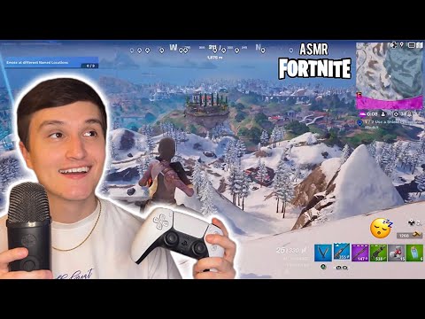 ASMR | Relaxing Fortnite Gameplay (gum chewing + controller sounds)