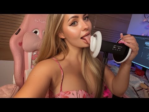 ASMR ( Purring , sksk , mouthsounds , ears massage )