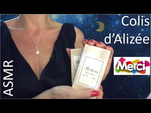 ASMR * Colis d'1 abonnée * merci Alizée