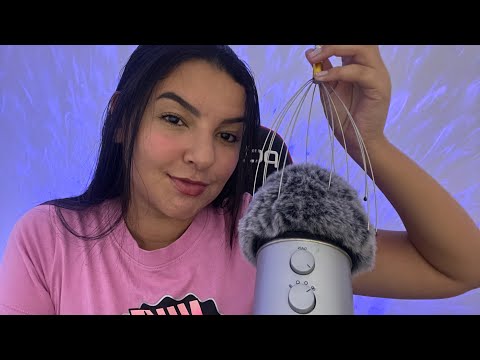 ASMR: MOUTH SOUNDS COM CAFUNÉ NO BLUE YETI