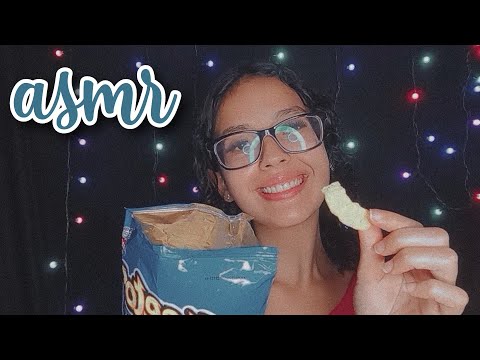 ASMR - COMENDO SALGADINHO (eating sounds) 😋