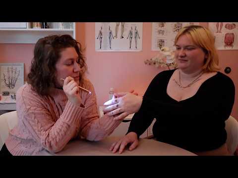 Medical ASMR Hand Exam &  Holistic Skin Treatment | ASMR doctor exam for sleep