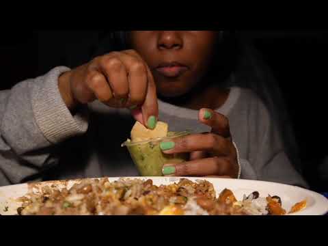 CHIPOTLE ASMR EATING SOUNDS