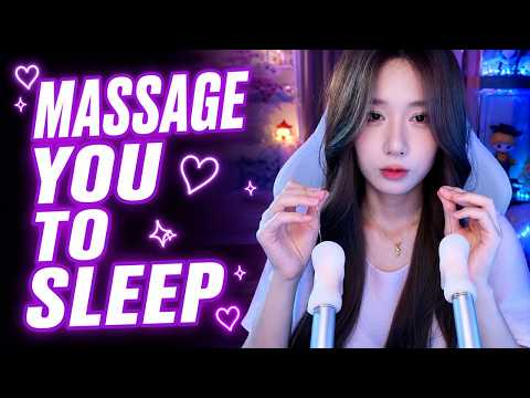 ASMR 4Hr 3Dio Head & Ear Spa 🤤 Deep Sleep Treatment (No Talking)