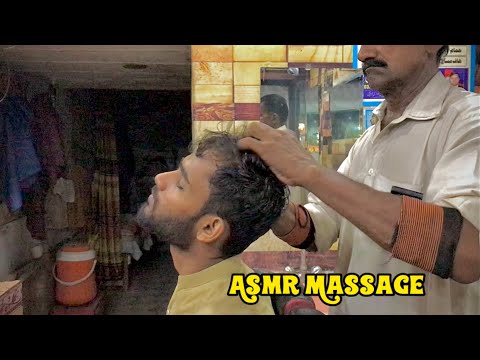 ASMR Head And Back Massage For Relaxing By Baba Multani #asmr #massage #asmrmassage