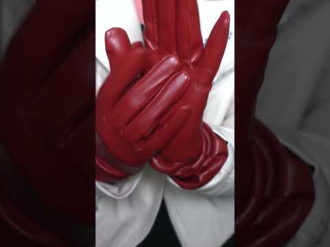 ASMR - Brown Leather Gloves 1  #asmr  #gloves #leather
