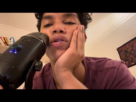 ASMR UP CLOSE MOUTH SOUNDS IN MY BED !  🛏️