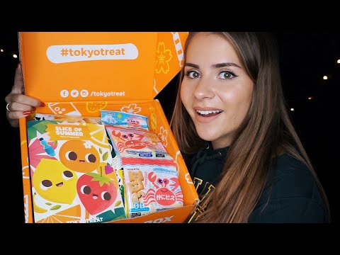 ASMR Knisterndes Unboxing/ Testen Von Japanischen Süßigkeiten | TokyoTreat (Eating Sounds)