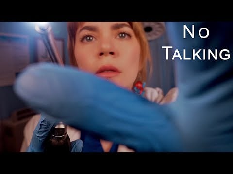 ASMR 🤫 Dermatologist Skin Exam & Dermaplaning | NO TALKING! | Medical Roleplay