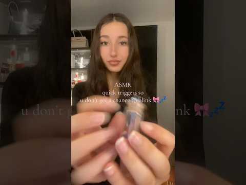 Asmr tapping & scratching quick triggers for sleep 🎀💤 #asmr #fast #tapping #relaxing #sleep