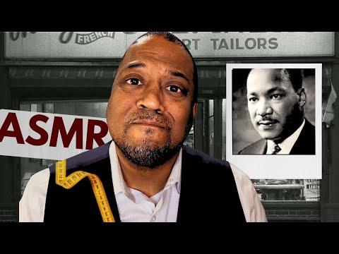 ASMR Tailor Repairs Martin Luther King Jr.'s Jacket | Historical Roleplay & Relaxation