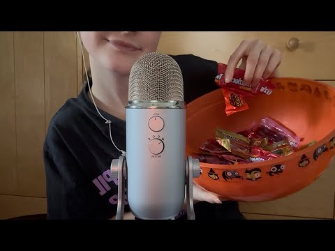 ASMR Halloween Candy Crinkles + Rambles 🍫