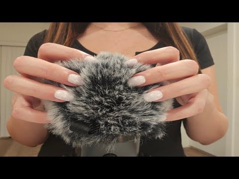 ASMR Fluffy Mic Scratching & Sounds (No Talking)