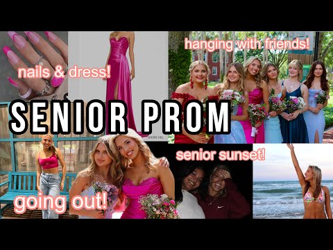 SENIOR PROM WEEK VLOG | nails, hair, makeup, spray tan, etc! 💳￼💗