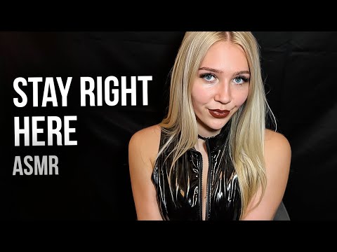 [4K USA ASMR] Latex Zipper & Fishnet Scratching 🖤 Dress Sounds, Lipstick Application & Deep Tingles