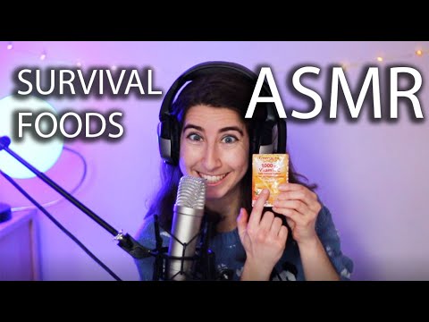 [ASMR] Reading Ingredients: Survival Foods