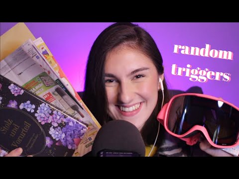 [ASMR] new random triggers 🤍 (german/deutsch)