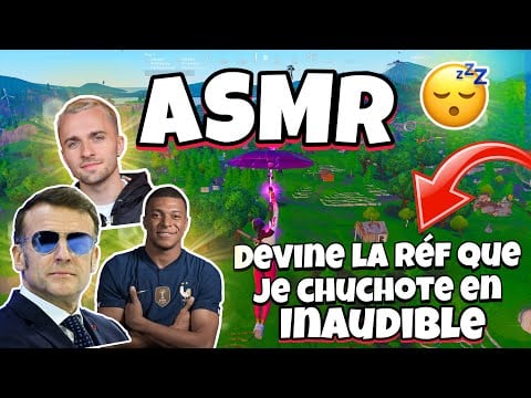 ASMR Français • DEVINE LA REF QUE JE CHUCHOTE EN INAUDIBLE ! 😴 (chuchotement relaxant) 