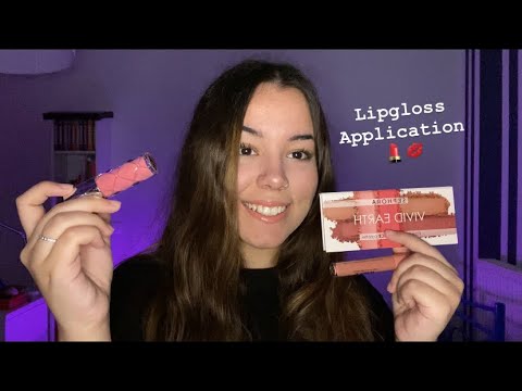 ASMR | Lipgloss Application & Sephora Unboxing 💋💄