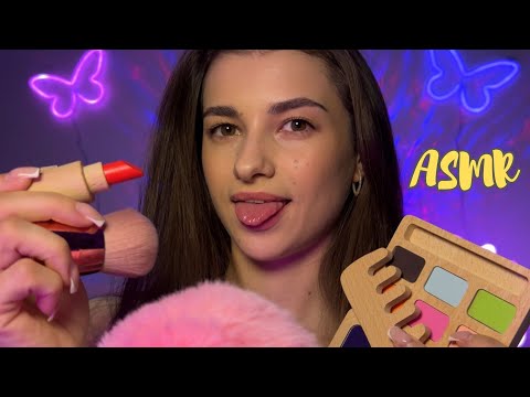 Asmr | Doing Your Wooden MakeUp 💄🪵Personal Attention 😴