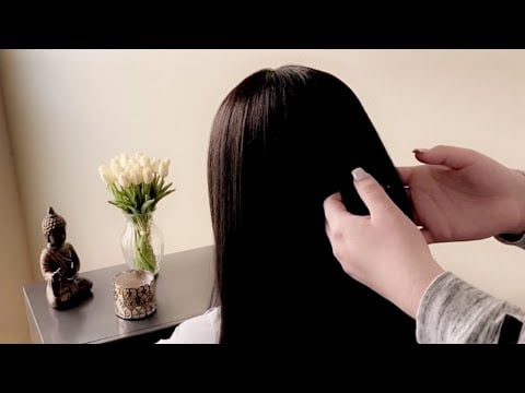 ASMR - Soft Hair Playing / Hair Brushing - No Talking
