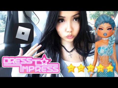 ASMR playing roblox dress to impress ✮⋆˙ * (no music!)