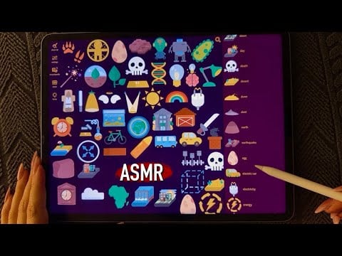 😴iPad ASMR - (Alchemy 2) Let's DISCOVER the world from Scratch (2)- Clicky Whispers