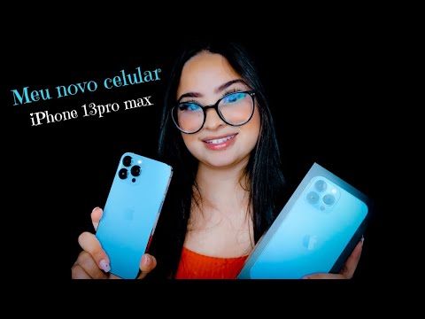 ASMR:MEU NOVO CELULAR IPHONE 13 PRO MAX