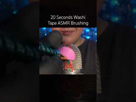 20 Seconds Washi Tape Brishing Sounds! 💚 #asmr
