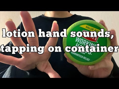 tapping, lotion hand sounds asmr 🧴 || lofi asmr