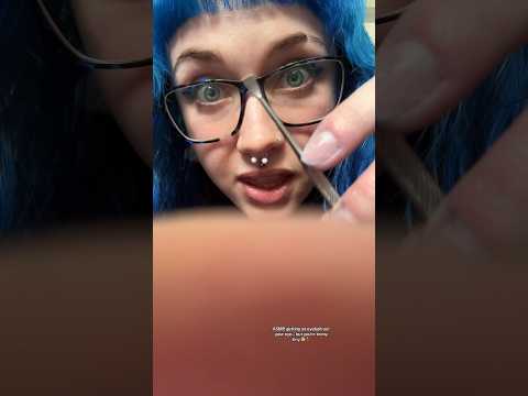 ASMR getting an eyelash out your eye… but you’re teeny tiny 😰🧍‍♂️#shorts #asmr