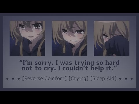 Stressed GF cries in your arms [ASMR Girlfriend RP F4A] [Reverse Comfort] [Crying] [Sleep Aid]